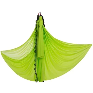 Yoga Hammock with Slings and Attachments (Green)